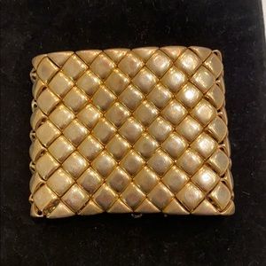 Philippe Audibert Gold Stretch Cuff Bracelet